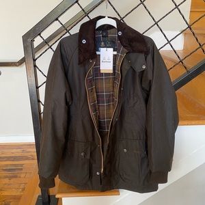✨NEW✨ Barbour Classic Bedale Wax in Olive size women’s 34